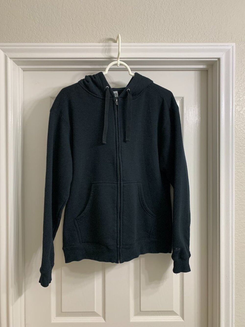 C9 by Champion Women's Black Zip-up Jacket with Hood, Size Small